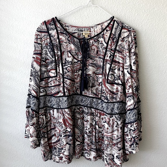 True Craft Long Sleeve Blouse - Picture 1 of 6